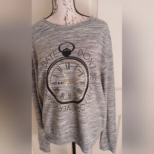 5/$25 Disney Alice Through The Looking Glass Long Sleeve Shirt